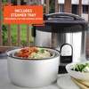 image:imageIMUSA 10cup Deluxe Stainless Steel Electric Rice Cooker with Steam Tray10 Cups