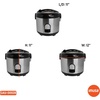 image:imageIMUSA 10cup Deluxe Stainless Steel Electric Rice Cooker with Steam Tray10 Cups