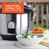 image:imageIMUSA 10cup Deluxe Stainless Steel Electric Rice Cooker with Steam Tray10 Cups