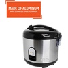 image:imageIMUSA 10cup Deluxe Stainless Steel Electric Rice Cooker with Steam Tray10 Cups