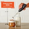 image:imageIMUSA 10in Electric Milk Frother with Stand OrangeBlack