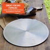image:imageIMUSA 11 in Steel Comal Griddle Pan Blue Enamel Speckled Finish Stovetop Tortilla Pan for Gas Electric Stoves Pancake Griddle Mexican Cooking Flat Skillet with HandleAluminum
