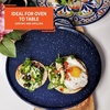 image:imageIMUSA 11 in Steel Comal Griddle Pan Blue Enamel Speckled Finish Stovetop Tortilla Pan for Gas Electric Stoves Pancake Griddle Mexican Cooking Flat Skillet with HandleEnamel