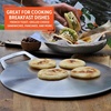 image:imageIMUSA 11 in Steel Comal Griddle Pan Blue Enamel Speckled Finish Stovetop Tortilla Pan for Gas Electric Stoves Pancake Griddle Mexican Cooking Flat Skillet with HandleAluminum