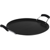image:imageIMUSA 11in Carbon Steel Nonstick Round Comal with Metal Handles BlackBakelite Handles