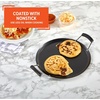 image:imageIMUSA 11in Carbon Steel Nonstick Round Comal with Metal Handles BlackBakelite Handles