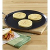 image:imageIMUSA 11in Carbon Steel Nonstick Round Comal with Metal Handles BlackMetal Handles