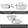 image:imageIMUSA 11in H Cajun Cast Aluminum Oval Roaster with Lid11 Inch
