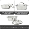 image:imageIMUSA 11in H Cajun Cast Aluminum Oval Roaster with Lid13 Inch