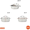 image:imageIMUSA 11in H Cajun Cast Aluminum Oval Roaster with Lid15