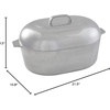image:imageIMUSA 11in H Cajun Cast Aluminum Oval Roaster with Lid18