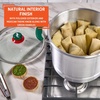 image:imageIMUSA 12 Qt Aluminum Tamale Steamer Pot with Mexican Map Knob  Large Food Steamer for Cooking Vegetables Seafood and Hispanic Recipes with Glass Lid and Green Handles