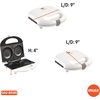 image:imageIMUSA 2 Slot Electric Arepa Maker WhiteArepa maker