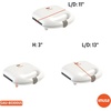 image:imageIMUSA 2 Slot Electric Arepa Maker WhiteArepa maker