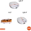 image:imageIMUSA 2 Slot Electric Arepa Maker WhiteSandwich