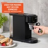 image:imageIMUSA 20 Bar Espresso Machine with Milk Frother Compact 12 Cup Espresso amp Cappuccino Maker Thermoblock Fast Heating Coffee Machine Hot amp Iced Latte Macchiato amp Mocha Maker Matte AlmondBlack