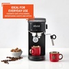 image:imageIMUSA 20 Bar Espresso Machine with Milk Frother Compact 12 Cup Espresso amp Cappuccino Maker Thermoblock Fast Heating Coffee Machine Hot amp Iced Latte Macchiato amp Mocha Maker Matte AlmondBlack