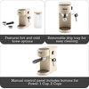 image:imageIMUSA 20 Bar Espresso Machine with Milk Frother Compact 12 Cup Espresso amp Cappuccino Maker Thermoblock Fast Heating Coffee Machine Hot amp Iced Latte Macchiato amp Mocha Maker Matte AlmondAlmond