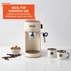 image:imageIMUSA 20 Bar Espresso Machine with Milk Frother Compact 12 Cup Espresso amp Cappuccino Maker Thermoblock Fast Heating Coffee Machine Hot amp Iced Latte Macchiato amp Mocha Maker Matte AlmondAlmond
