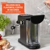image:imageIMUSA 20 Bar Espresso Machine with Milk Frother Compact 12 Cup Espresso amp Cappuccino Maker Thermoblock Fast Heating Coffee Machine Hot amp Iced Latte Macchiato amp Mocha Maker Matte AlmondBlack