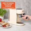 image:imageIMUSA 20 Bar Espresso Machine with Milk Frother Compact 12 Cup Espresso amp Cappuccino Maker Thermoblock Fast Heating Coffee Machine Hot amp Iced Latte Macchiato amp Mocha Maker Matte AlmondAlmond