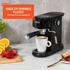 image:imageIMUSA 20 Bar Espresso Machine with Milk Frother Compact 12 Cup Espresso amp Cappuccino Maker Thermoblock Fast Heating Coffee Machine Hot amp Iced Latte Macchiato amp Mocha Maker Matte AlmondBlack