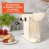 image:imageIMUSA 20 Bar Espresso Machine with Milk Frother Compact 12 Cup Espresso amp Cappuccino Maker Thermoblock Fast Heating Coffee Machine Hot amp Iced Latte Macchiato amp Mocha Maker Matte AlmondAlmond