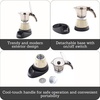 image:imageIMUSA 3 or 2cup Electric Espresso Maker PurpleAlmond