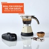 image:imageIMUSA 3 or 2cup Electric Espresso Maker PurpleAlmond