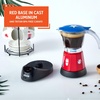 image:imageIMUSA 3 or 2cup Electric Espresso Maker PurpleBoriqua
