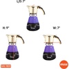 image:imageIMUSA 3 or 2cup Electric Espresso Maker PurplePurple