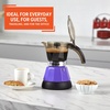 image:imageIMUSA 3 or 2cup Electric Espresso Maker PurplePurple
