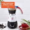 image:imageIMUSA 3 or 2cup Electric Espresso Maker PurpleWhite