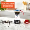 image:imageIMUSA 3 or 2cup Electric Espresso Maker PurpleWhite