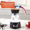 image:imageIMUSA 3 or 2cup Electric Espresso Maker PurpleWhite