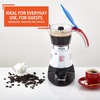 image:imageIMUSA 3 or 2cup Electric Espresso Maker PurpleWhite