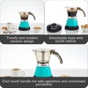 image:imageIMUSA 3 or 2cup Electric Espresso Maker TealTeal