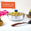 image:imageIMUSA 32Qt Colombia Ecuador VenezuelaThemed Aluminum Caldero with Lid Traditional Latin Dutch Oven for Rice Soups amp StewsAndino
