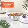 image:imageIMUSA 32Qt Colombia Ecuador VenezuelaThemed Aluminum Caldero with Lid Traditional Latin Dutch Oven for Rice Soups amp StewsBoriqua