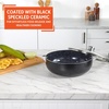 image:imageIMUSA 44Qt Bistro Ceramic Nonstick CalderoDutch Oven with Glass Lid Black