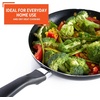 image:imageIMUSA 8in Bistro Aluminum Nonstick Fry Pan with Cool Touch Handle Small Skillet for Eggs Omelets Sauteing and Everyday Cooking Black8 Inch