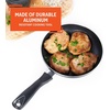 image:imageIMUSA 8in Bistro Aluminum Nonstick Fry Pan with Cool Touch Handle Small Skillet for Eggs Omelets Sauteing and Everyday Cooking Black8 Inch