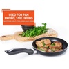 image:imageIMUSA 8in Bistro Aluminum Nonstick Fry Pan with Cool Touch Handle Small Skillet for Eggs Omelets Sauteing and Everyday Cooking Black8 Inch