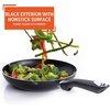 image:imageIMUSA 8in Bistro Aluminum Nonstick Fry Pan with Cool Touch Handle Small Skillet for Eggs Omelets Sauteing and Everyday Cooking Black8 Inch