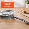image:imageIMUSA 8in Cast Aluminum Tortilla Press Lightweight Dough Press for Tortillas Arepas Empanadas Roti and Flatbreads Easy Lever Design GraySilver