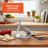 image:imageIMUSA 8in Cast Aluminum Tortilla Press Lightweight Dough Press for Tortillas Arepas Empanadas Roti and Flatbreads Easy Lever Design GraySilver