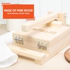 image:imageIMUSA 8in Cast Aluminum Tortilla Press Lightweight Dough Press for Tortillas Arepas Empanadas Roti and Flatbreads Easy Lever Design GrayTan