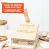 image:imageIMUSA 8in Cast Aluminum Tortilla Press Lightweight Dough Press for Tortillas Arepas Empanadas Roti and Flatbreads Easy Lever Design GrayTan