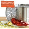 image:imageIMUSA Aluminum Steamer Dual Piece Set 32 Qt and 10 Qt Silver28 Qt and 10 Qt