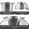 image:imageIMUSA Aluminum Steamer Dual Piece Set 32 Qt and 10 Qt Silver32 Qt and 10 Qt